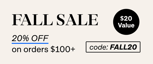 FALL SALE: Clean, natural self-tanning and body care products 20% OFF orders $100+ with code FALL20
