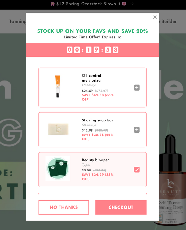 Pre-Purchase Popup Upsell (DEAL)