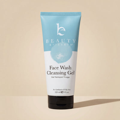 Face wash cleansing gel bottle