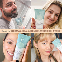 Good for normal, oily, and combination skin types.