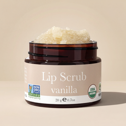 Exfoliante labial de menta orgánica