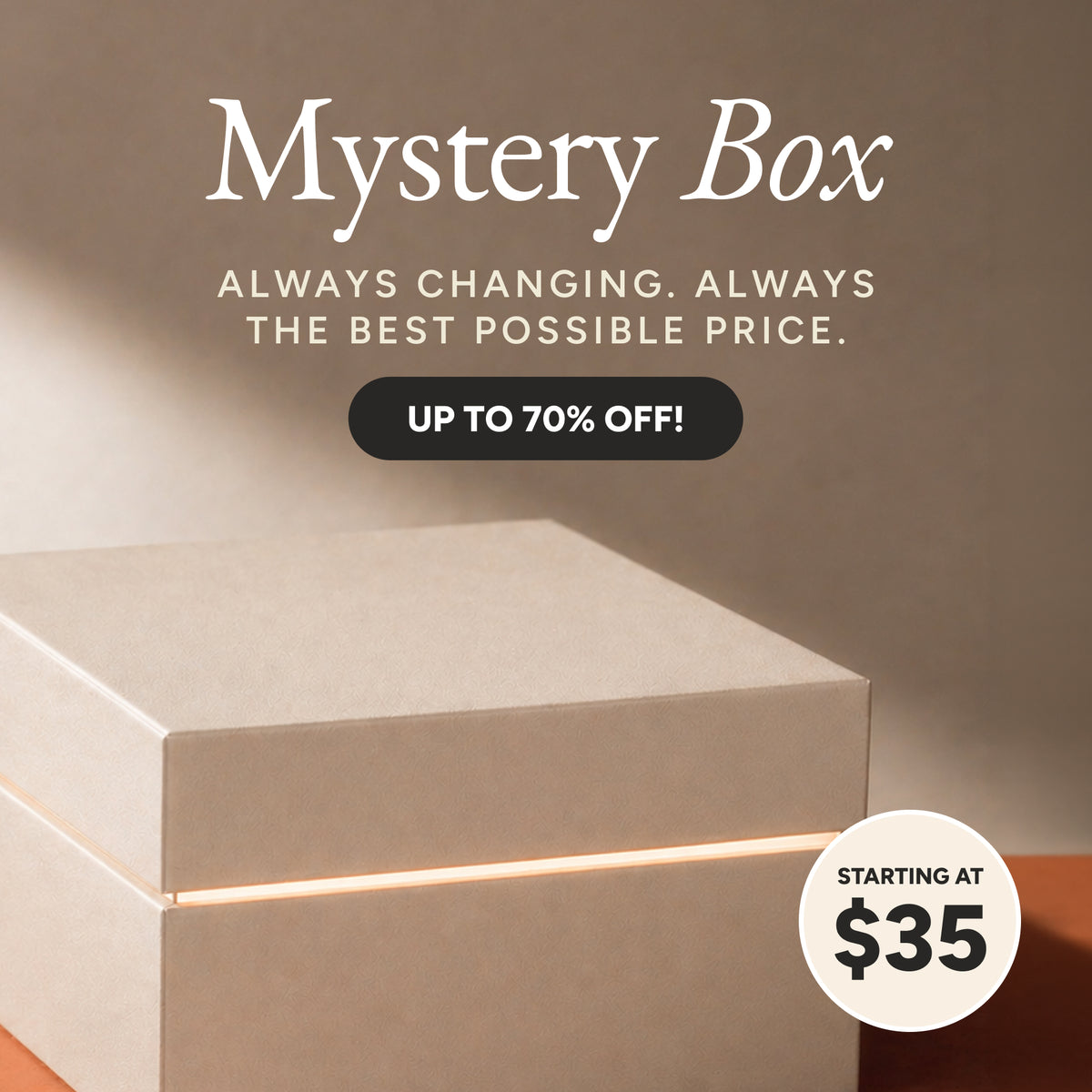 Mystery Box Starting at $35