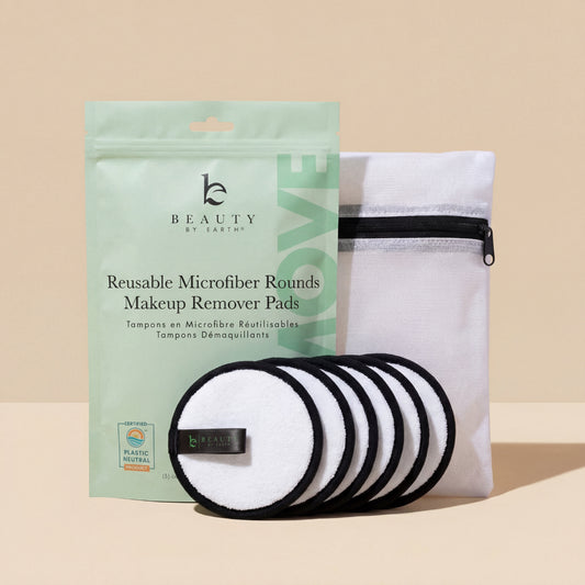 Reusable Microfiber Makeup Remover Pads (5-Pack) - Beauty by Earth