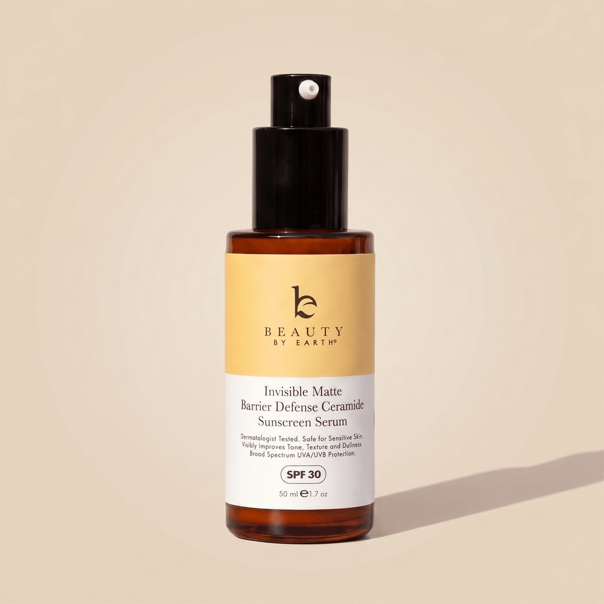 Invisible matte barrier defense ceramide sunscreen serum SPF 30 - BEAUTY BY EARTH