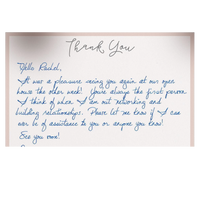 Handwritten note